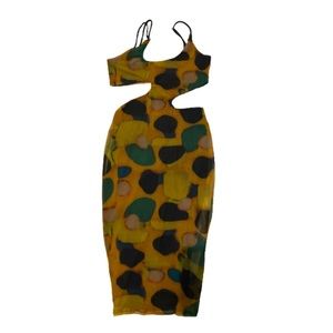 Cut out soft dress